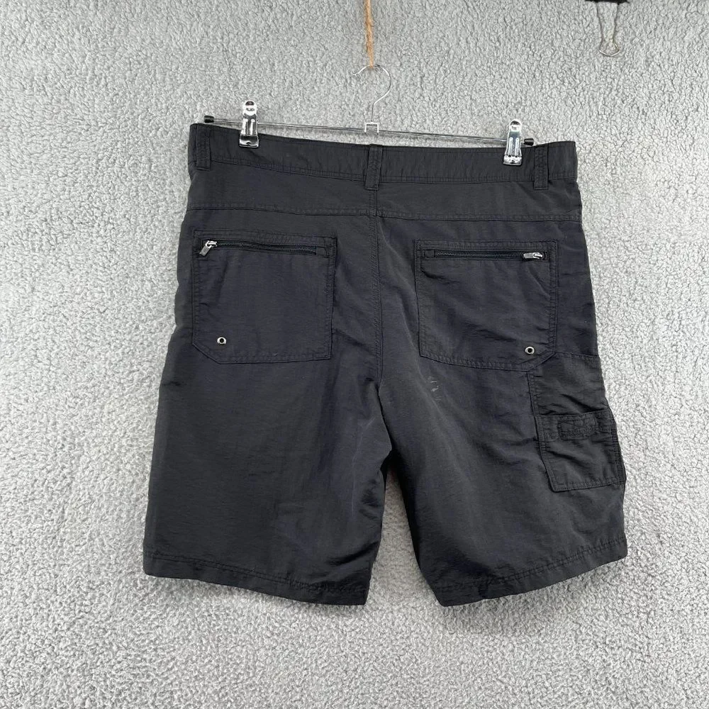 Outdoor Life Mens Shorts Black Nylon Lightweight size 35